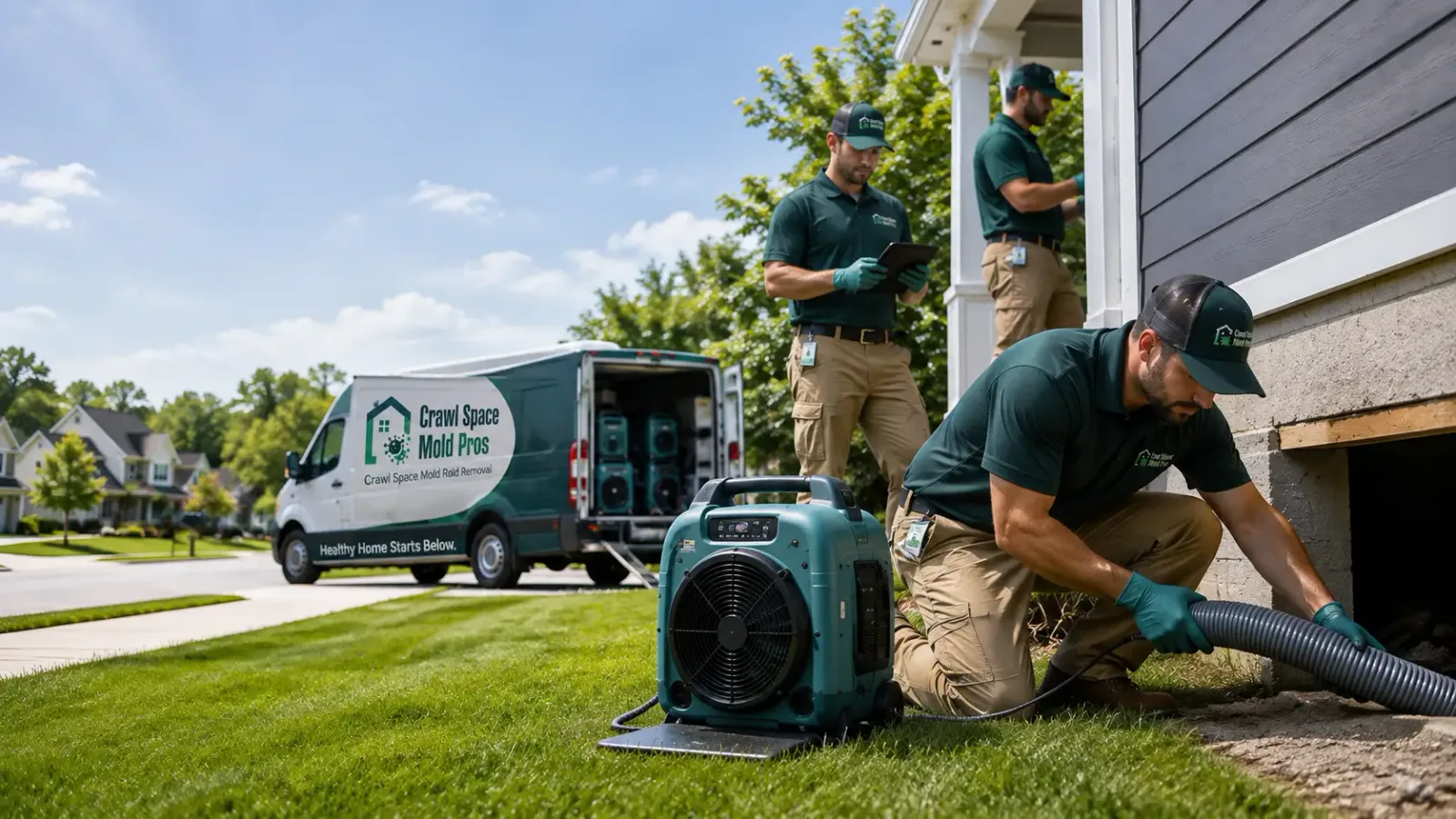 Crawl Space Mold Removal in Alto Pass, IL